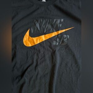 Orange Swoop Nike Tee